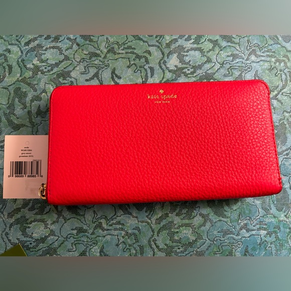 kate spade Handbags - Kate Spade Grey Street Geranium Wallet